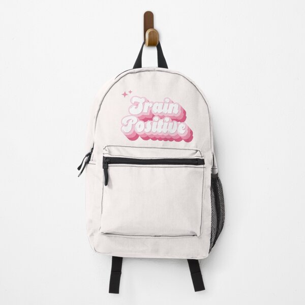 Item preview, Train Positive Pink Retro Typography designed and sold by KodiakGoods.