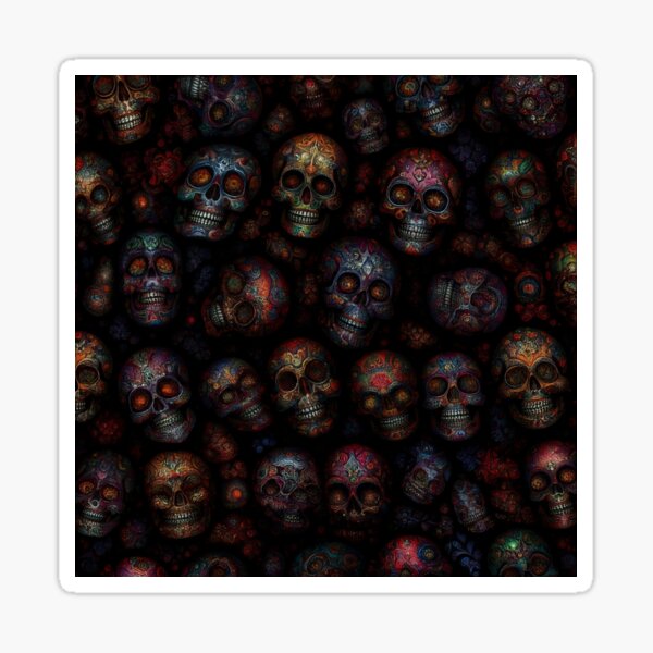 Item preview, Mexican Sugar Skulls  designed and sold by Pattern Unhinged.