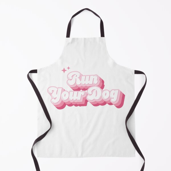 Item preview, Run Your Dog Pink Retro Typography designed and sold by KodiakGoods.