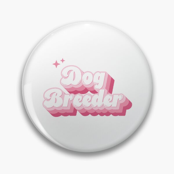 Item preview, Dog Breeder Pink Retro Typography designed and sold by KodiakGoods.