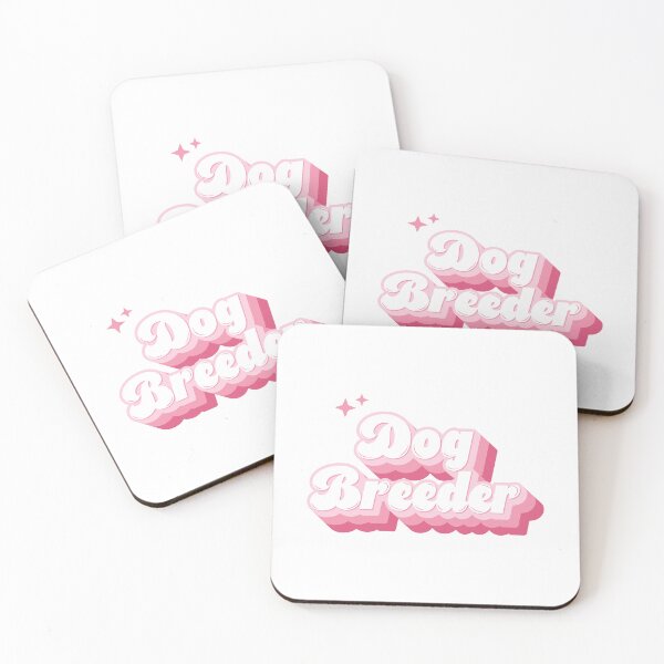 Item preview, Dog Breeder Pink Retro Typography designed and sold by KodiakGoods.