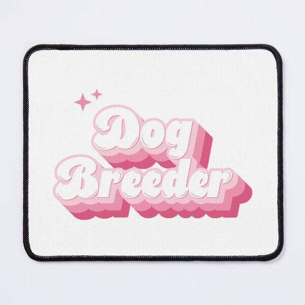 Item preview, Dog Breeder Pink Retro Typography designed and sold by KodiakGoods.
