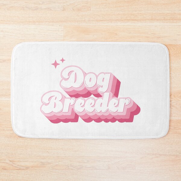 Item preview, Dog Breeder Pink Retro Typography designed and sold by KodiakGoods.