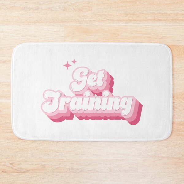 Item preview, Get Training Pink Retro Typography designed and sold by KodiakGoods.