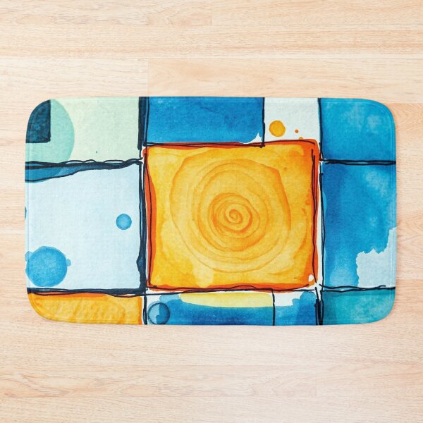 Item preview, Vibrant Abstract Squares With Spiral Detail designed and sold by ChrisButler.
