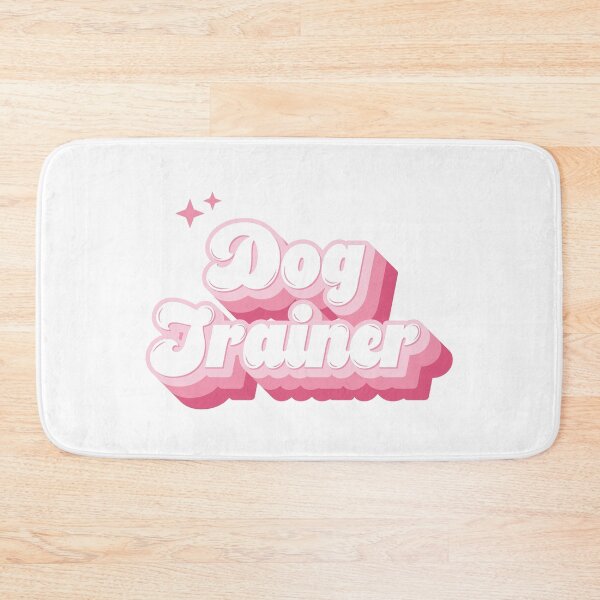Item preview, Dog Trainer Pink Retro Typography designed and sold by KodiakGoods.