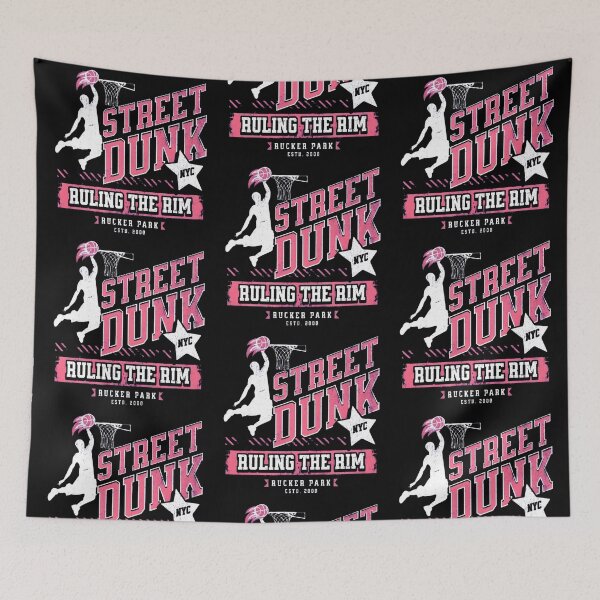 Item preview, Street Dunk Ruling The Rim Rucker Park NYC Street Basketball, For Basketball Lover designed and sold by Matt_Smith.