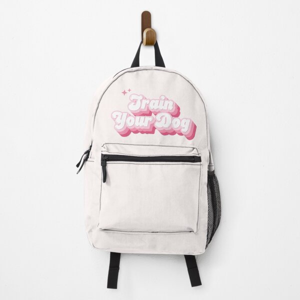 Item preview, Train Your Dog Pink Retro Typography designed and sold by KodiakGoods.