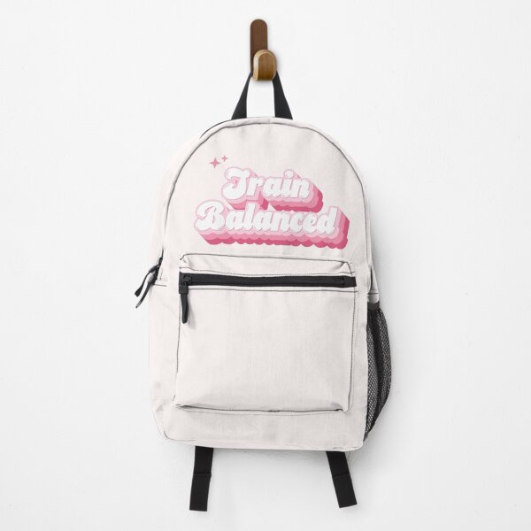 Item preview, Train Balanced Pink Retro Typography designed and sold by KodiakGoods.