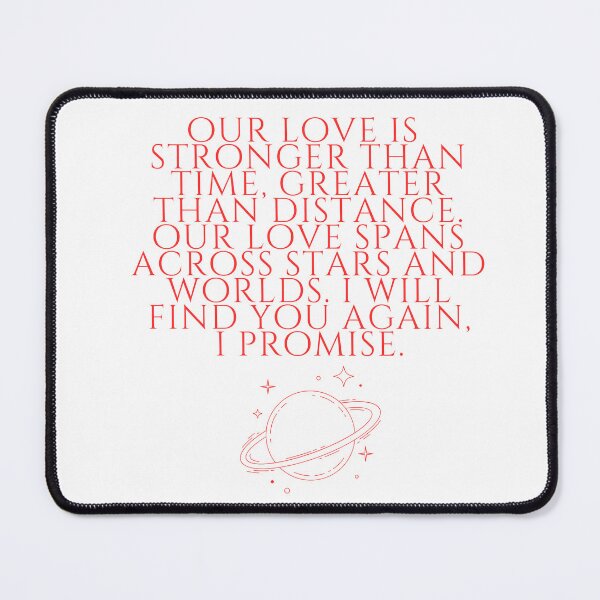 Item preview, "our love is stronger than time... i will find you again, i promise." -crescent city, sjm designed and sold by madebysam :).