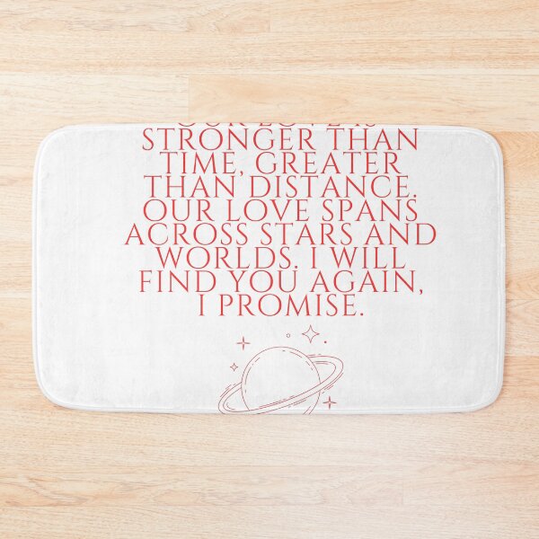 Item preview, "our love is stronger than time... i will find you again, i promise." -crescent city, sjm designed and sold by madebysam :).