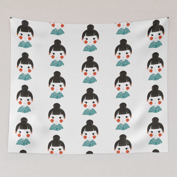 Item preview, Whimsical Girl Portrait designed and sold by JollyCritters.