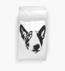 English Bull Terrier Face Duvet Cover