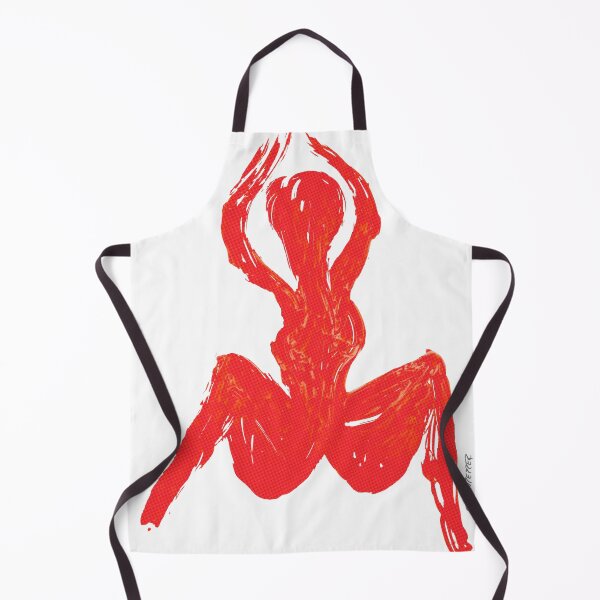 Item preview, louise brushstroke red orange designed and sold by Claudio Pepper.