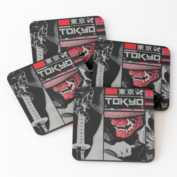 Item preview, Vaporwave Tokyo Samurai Neo Japan designed and sold by ShurikenStar.