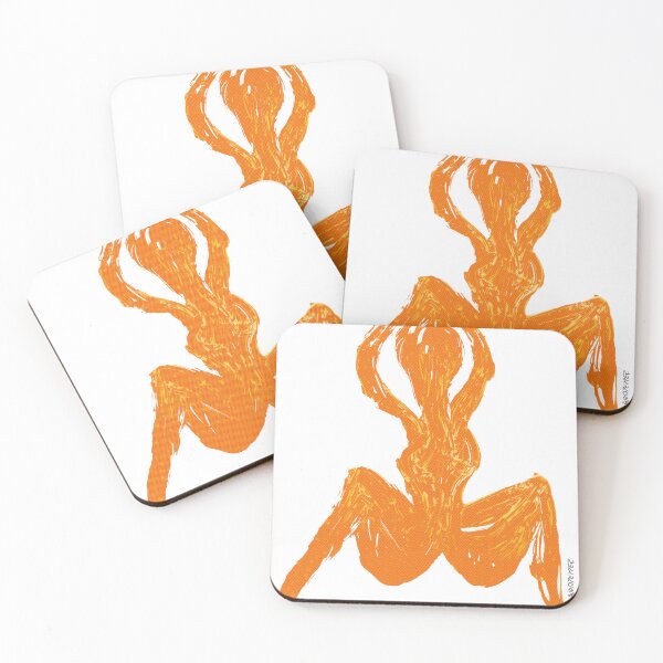 Item preview, louise brushstroke tangerine designed and sold by Claudio Pepper.