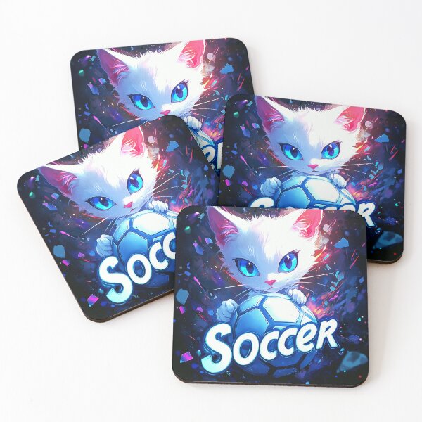 Item preview, Soccer Anime Cat Graffiti Art designed and sold by Gaming x Sports.
