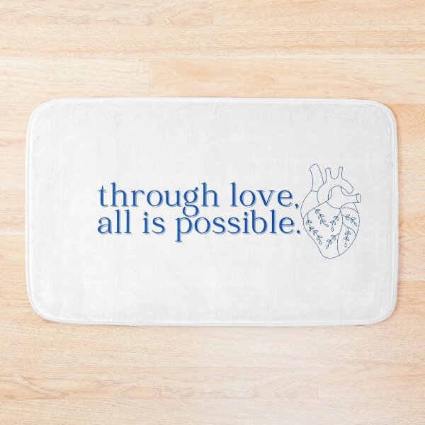 Item preview, "through love, all is possible." -crescent city, sjm designed and sold by madebysam :).