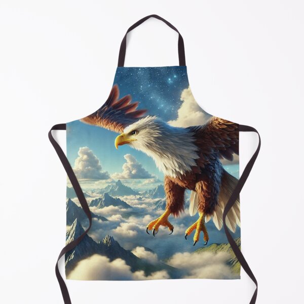 Item preview, Eagle Soaring Above the Clouds with Open Wings designed and sold by choder61.