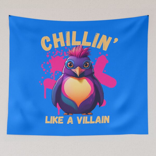 Item preview, Penguin Chillin’ Like a Villain designed and sold by pUNKnown.
