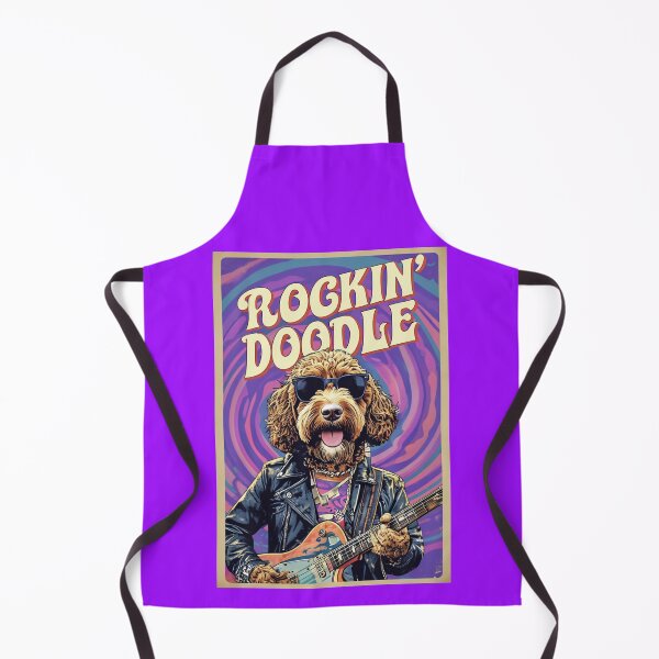 Item preview, Rockin’ Doodle Cute Fun Musical Labradoodle designed and sold by ArtByMarkDesign.