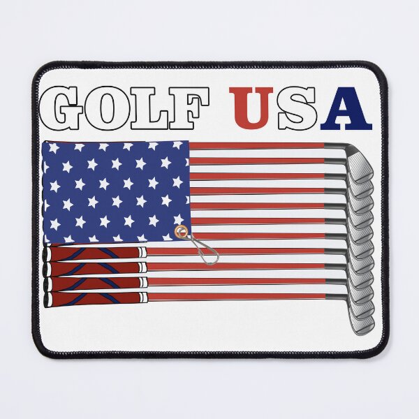 Item preview, Golf Clubs American flag designed and sold by Island Gift Lounge.