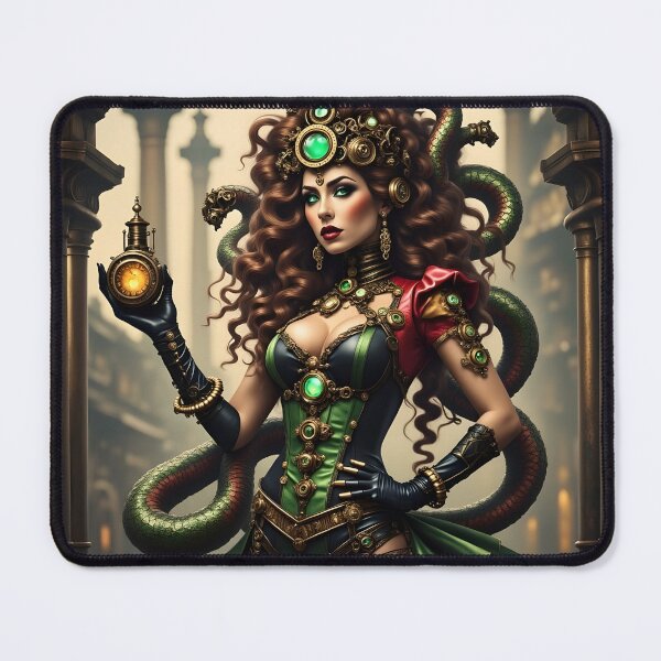 Item preview, Steampunk Medusa designed and sold by MedusaFrost Creations.