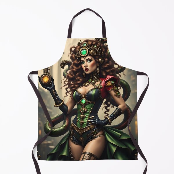 Item preview, Steampunk Medusa designed and sold by MedusaFrost Creations.
