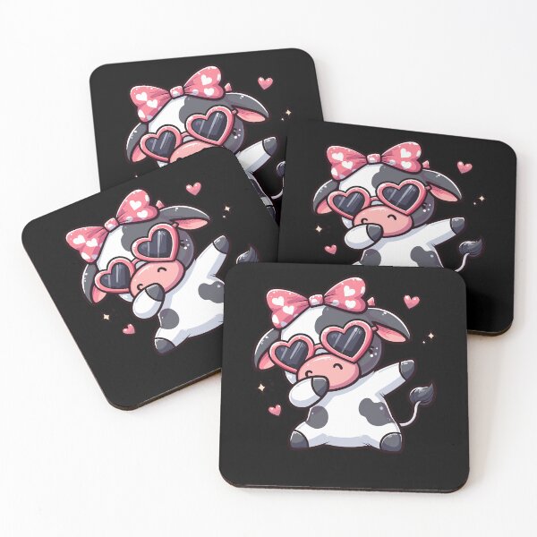 Item preview, Dabbing Dance Cow Heart Sunglasses designed and sold by Artistoos.