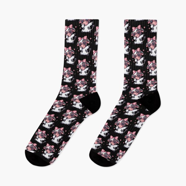 Item preview, Dabbing Dance Cow Heart Sunglasses designed and sold by Artistoos.