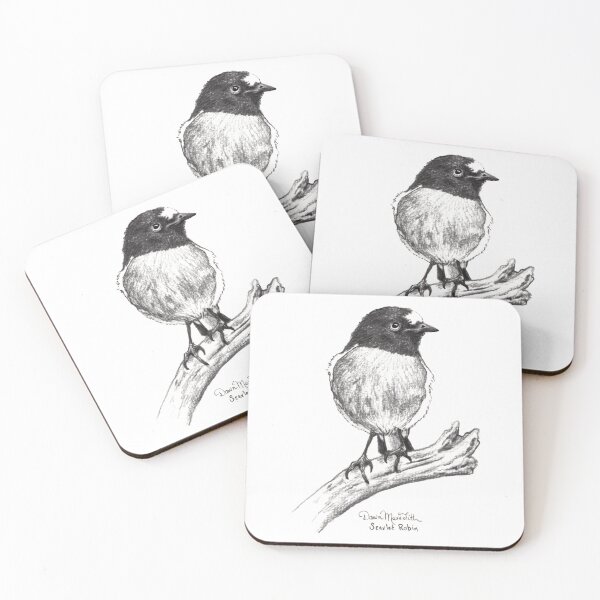 Item preview, Petirrojo escarlata en una rama designed and sold by DingbatDesigns.