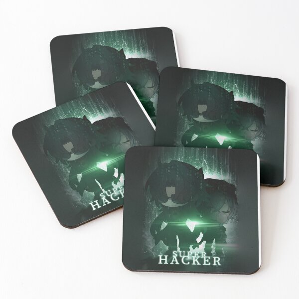 Item preview, Blade & Silverwolf "Super Hacker" Movie Poster - Honkai Star Rail designed and sold by Zirxecs.
