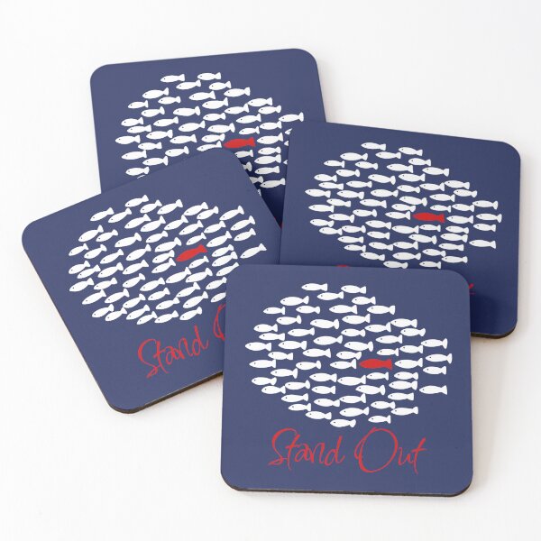 Item preview, Fisherman Aesthetic Stand Out School of Fish designed and sold by darkskydelights.