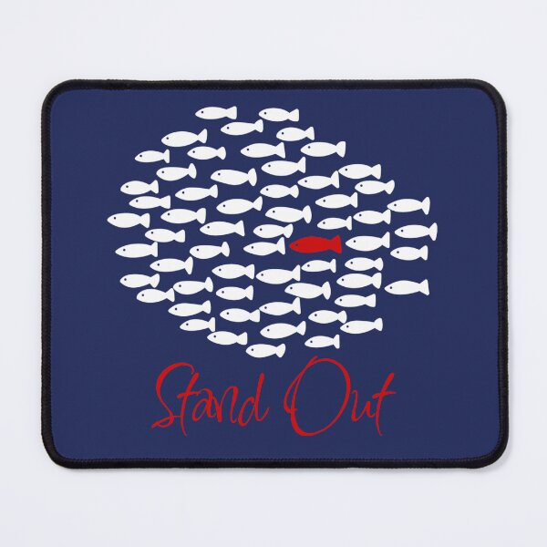 Item preview, Fisherman Aesthetic Stand Out School of Fish designed and sold by darkskydelights.