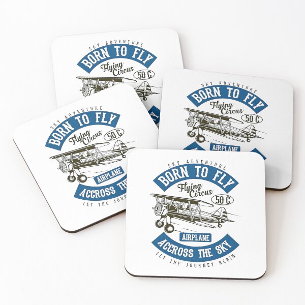 Item preview, Sky Adventure Born To Fly Airplane Across The Sky Let The Journey Begin Vintage Airplane designed and sold by Matt_Smith.