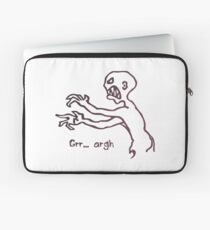 Grr Argh Monster Ombre Colours - Buffy the Vampire Slayer, Mutant Enemy, 90s, BTVS, Zombie, Joss Whedon, Buffyverse, Monster, Vampire, Grrr Arrgh Laptop Sleeve