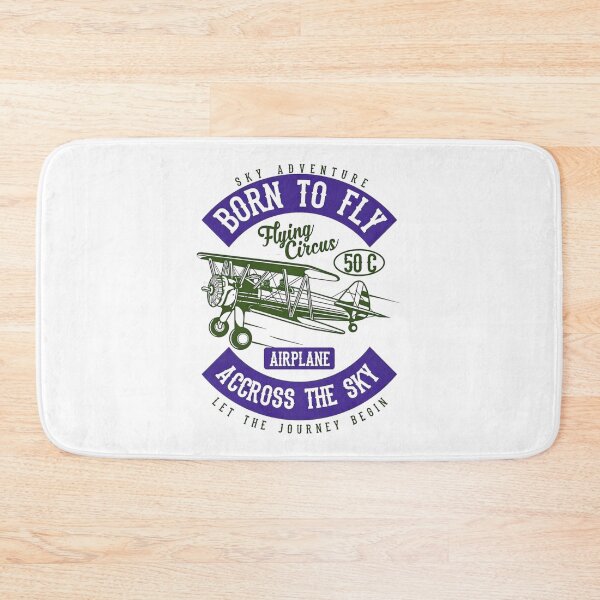 Item preview, Sky Adventure Born To Fly Airplane Across The Sky Let The Journey Begin Vintage Airplane designed and sold by Matt_Smith.
