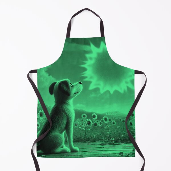 Item preview, Sunny Dog Adoring Sun in a Sunflower Field designed and sold by choder61.