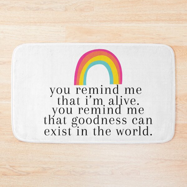 Item preview, "you remind me that i'm alive. you remind me that goodness can exist in the world." -crescent city, sjm designed and sold by madebysam :).