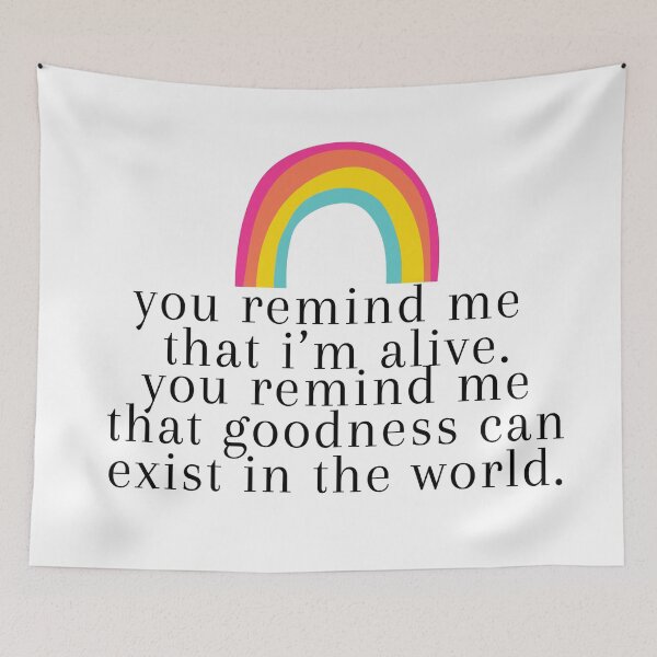 Item preview, "you remind me that i'm alive. you remind me that goodness can exist in the world." -crescent city, sjm designed and sold by madebysam :).