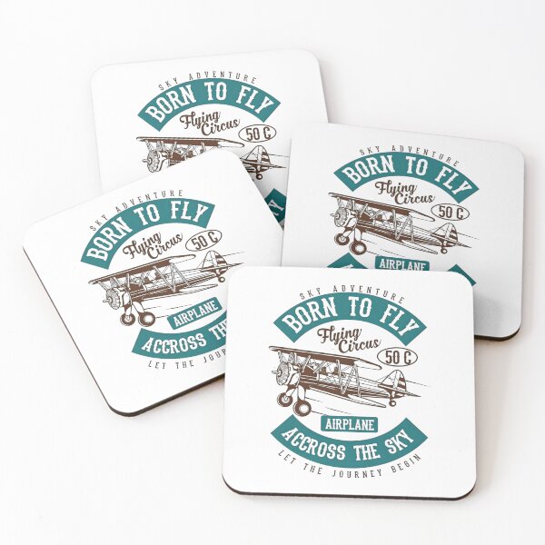 Item preview, Sky Adventure Born To Fly Airplane Across The Sky Let The Journey Begin Vintage Airplane designed and sold by Matt_Smith.