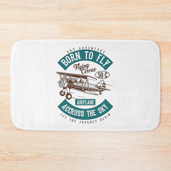 Item preview, Sky Adventure Born To Fly Airplane Across The Sky Let The Journey Begin Vintage Airplane designed and sold by Matt_Smith.