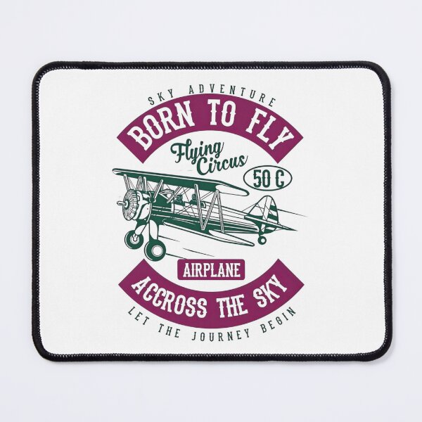 Item preview, Sky Adventure Born To Fly Airplane Across The Sky Let The Journey Begin Vintage Airplane designed and sold by Matt_Smith.