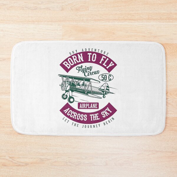 Item preview, Sky Adventure Born To Fly Airplane Across The Sky Let The Journey Begin Vintage Airplane designed and sold by Matt_Smith.