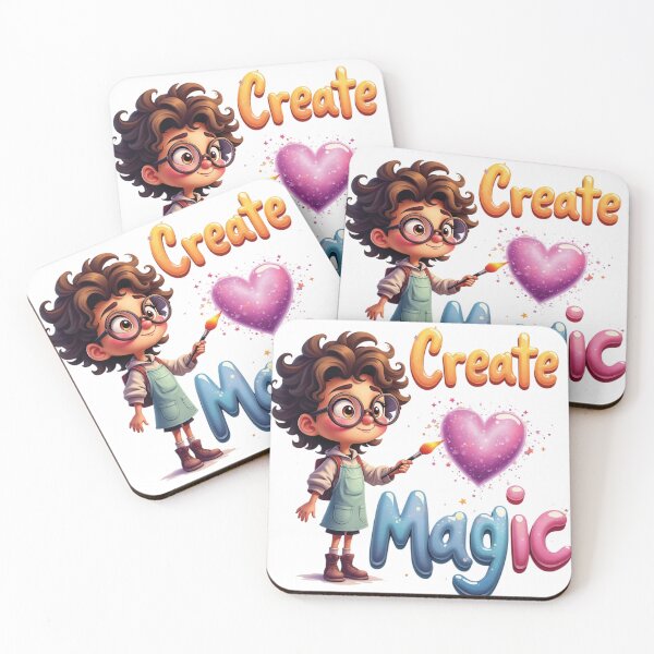 Item preview, Create Magic | Inspiring and Whimsical Design | Celebrate Creativity and Imagination | Motivational Art for Dreamers designed and sold by PaintedPixels01.
