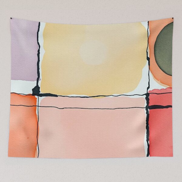 Item preview, Pastel Abstract Squares With Earthy Accents designed and sold by ChrisButler.