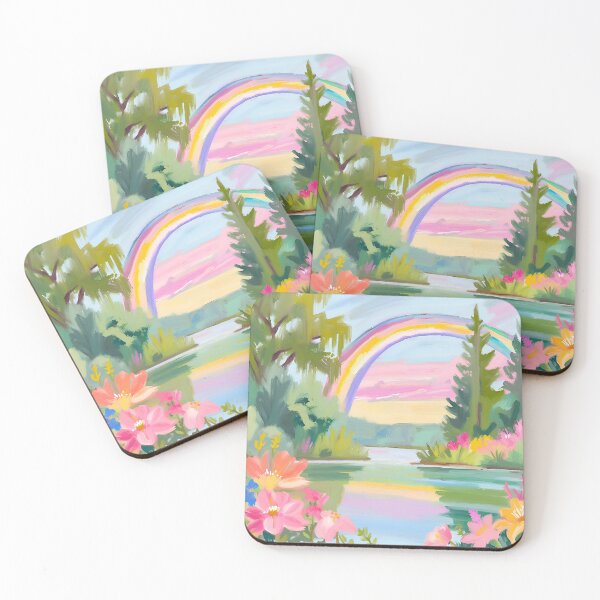 Item preview, Peaceful Rainbow Lakefront designed and sold by LeetlBug.
