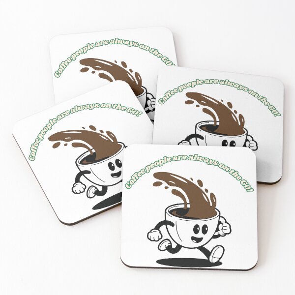 Item preview, COFFEE PEOPLE ARE ALWAYS ON THE GO designed and sold by SarelouShop.