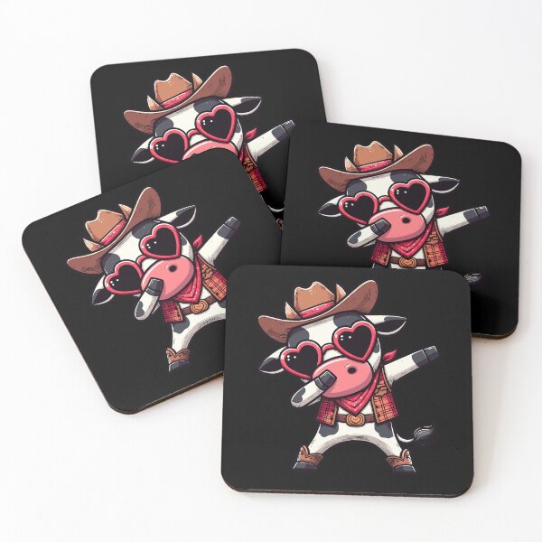 Item preview, Dabbing Dance Cow Cowboy Cowgirl Heart Sunglasses designed and sold by Artistoos.