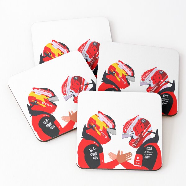 Item preview, F1 Sainz x Leclerc Sticker Helmets  designed and sold by Rajiakhan.